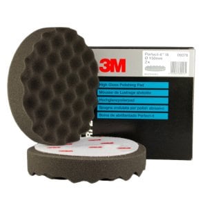 3M 9378 Hookit Tek Taraflı Siyah Cila Süngeri 150mm (2 adet)