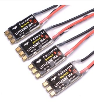 LittleBee 30A ESC BLHeli_S Dshot 2-6S Racer Drone Esc 4 Lü Seti