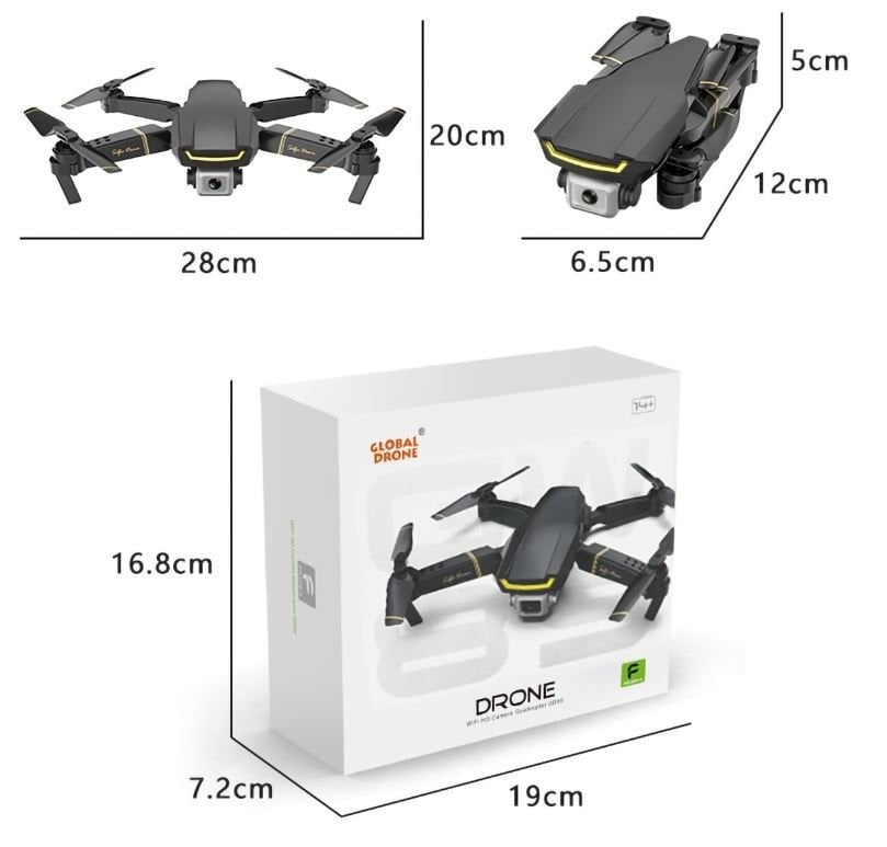 Global Drone GW89 1080p HD Kameralı Drone