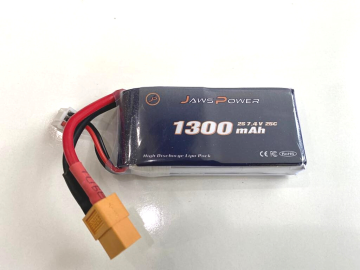 JawsPower 1300 mAh 2S LiPo Drone Bataryası