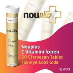 Nouplus C Vitamini 20 Efervesan Tablet