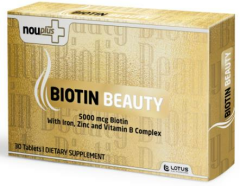 NOUPLUS BİOTİN BEAUTY 5000 MCG 30 TB