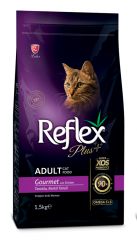 Reflex Plus Tavuklu Renkli Taneli Yetişkin Kedi Maması 1.5 Kg