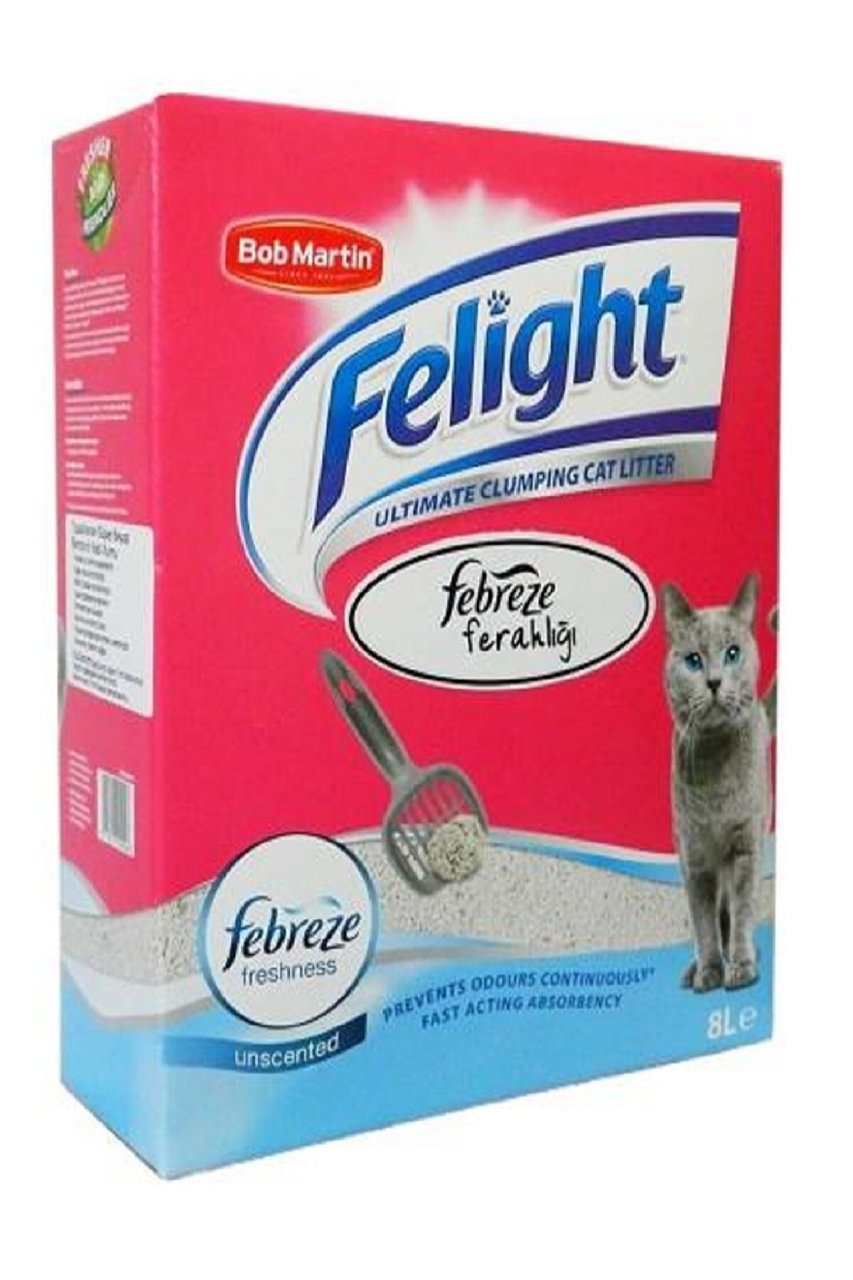 Febreze Felight Topaklaşan Bentonit Kedi Kumu 8 Lt