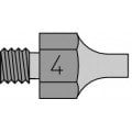 Weller DS 114 vakum ucu İç çapı : 1,8 mm  Dış çapı : 3,3 mm