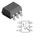 CNY17F-4 Optocoupler, Phototransistor Output, with Base Connection SMD6