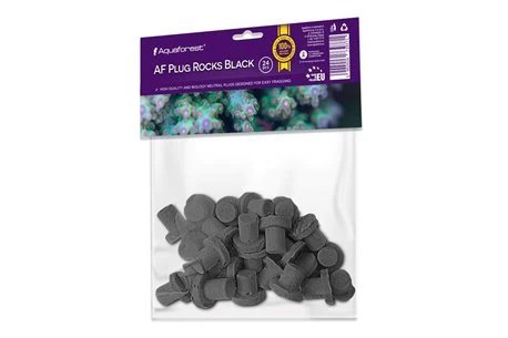 Aquaforest - AF Plug Rocks Black 24 pcs