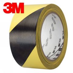 3M 766 Yer İşaretleme Bandı 50mm x 33mt - Sarı Siyah