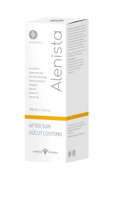 Alenista After Sun Vucut Losyonu Vitamin B5, Vitamin E ve Aloe Vera Ekstratlı 150 ML