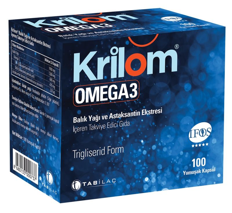 Krilom Omega 3 100 Kapsül