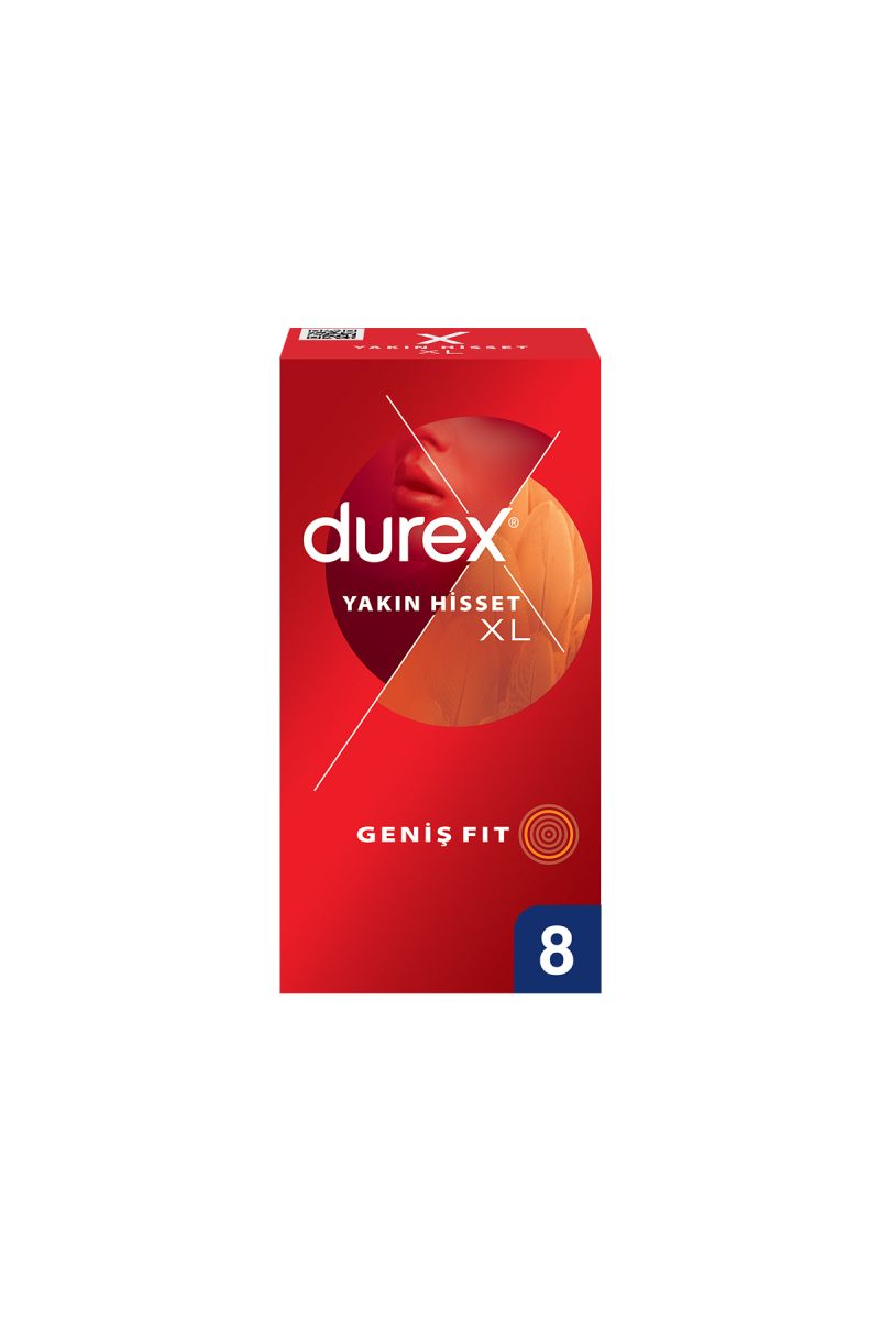 Durex Yakın Hisset XL 8’li Prezervatif