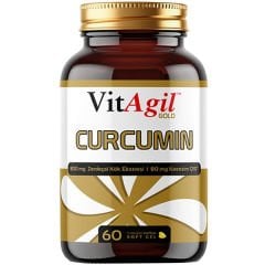 Allergo Vitagil Gold Curcumin ve Koenzim Q10 60 SoftJel Gıda Takviyesi