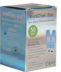 VivaChek Eco Şeker Ölçüm Stribi 50 Adet