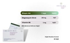 Creavit RLX Magnezyum ve Vitamin B6 içeren 20 Saşe