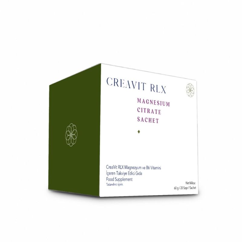 Creavit RLX Magnezyum ve Vitamin B6 içeren 20 Saşe