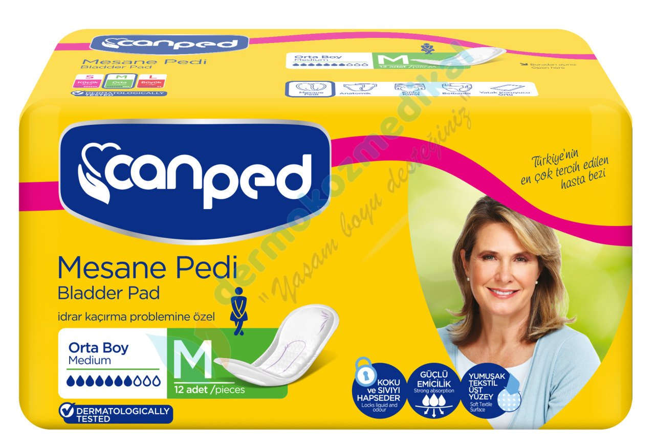 Canped Mesane Pedi Orta (Medium) 12x12=144 adet