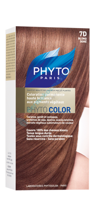 Phyto Color Bitkisel Saç Boyası 7d - Dore Sarı
