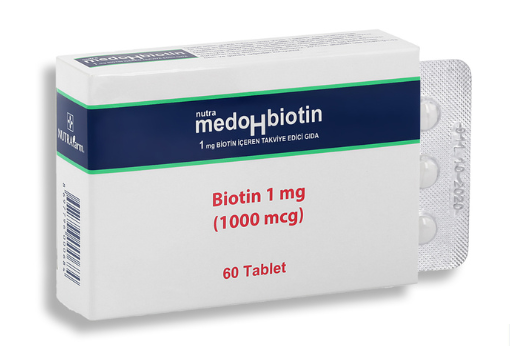 Dermoskin Medohbiotin Biotin 1 mg 60 Tablet