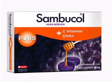 Sambucol Plus Kara Mürver Ekstresi 20 Pastil