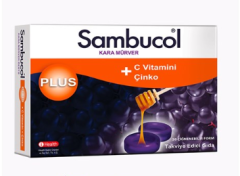 Sambucol Plus Kara Mürver Ekstresi 20 Pastil