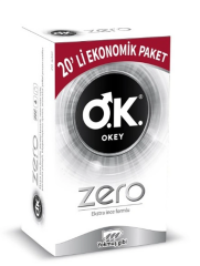 Okey Zero Ekstra İnce Formlu Prezervatif 20 Adet