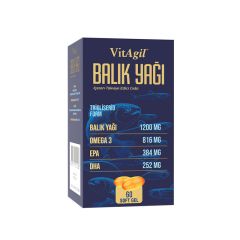Allergo Vitagil Omega 3 1200mg 60 Softgel Kapsül