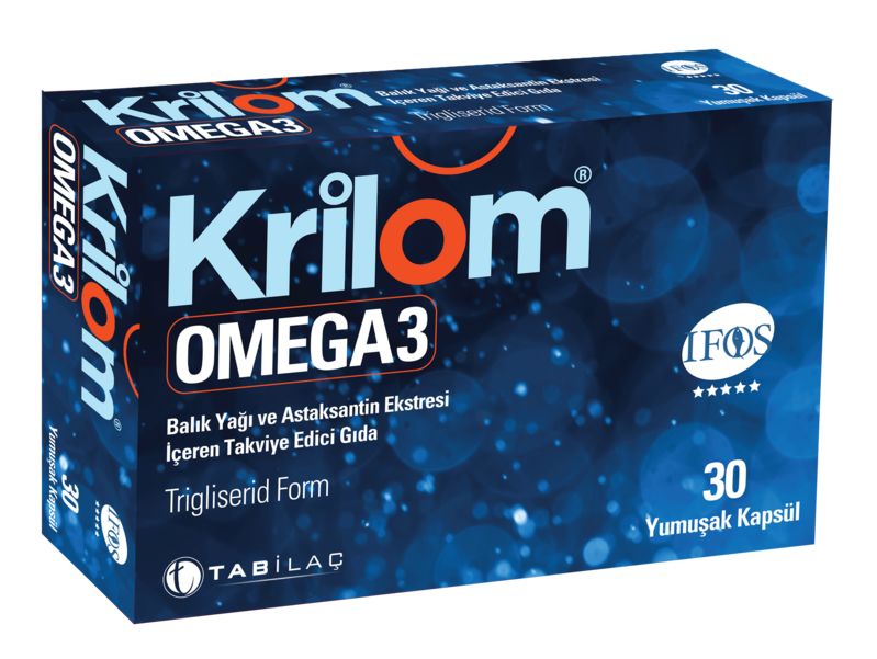 Krilom Omega 3 Yumuşak Kapsül 30 Kapsül