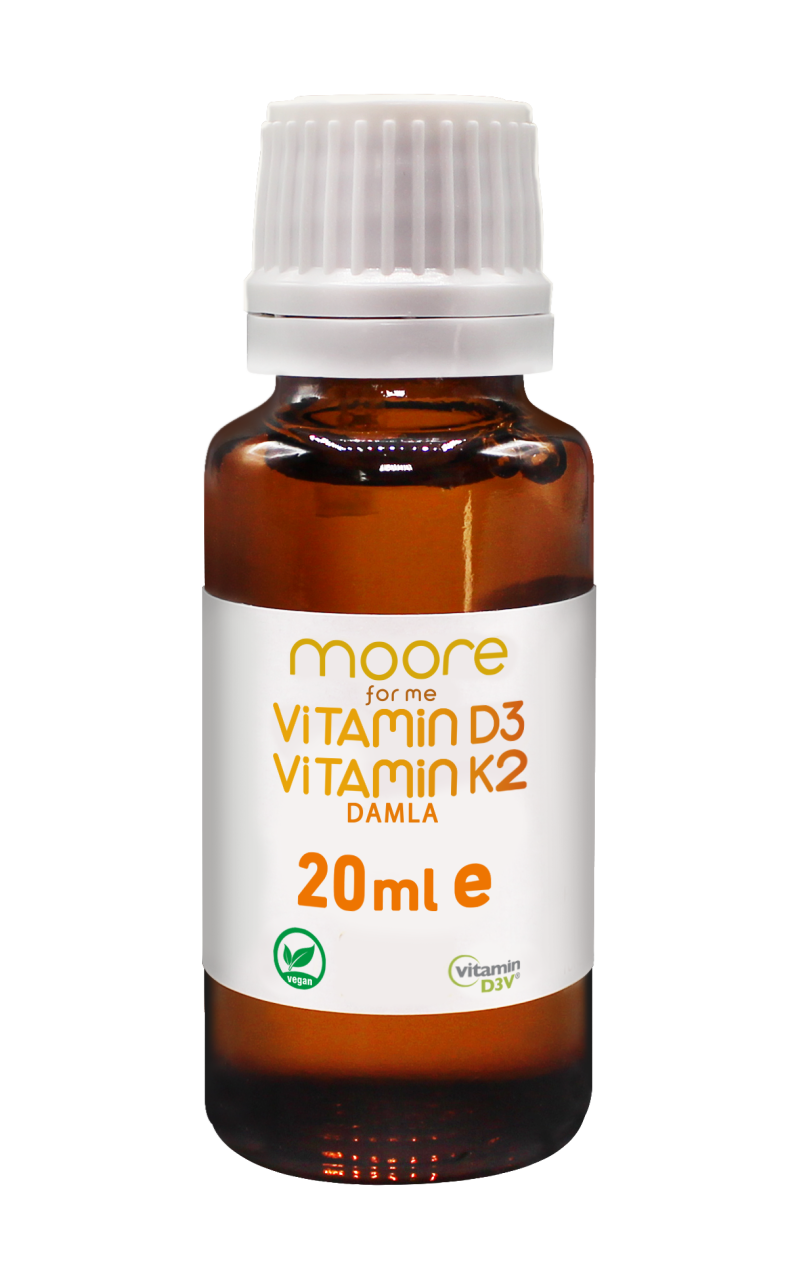 Moore Vitamin D3 K2 Damla 20 ml