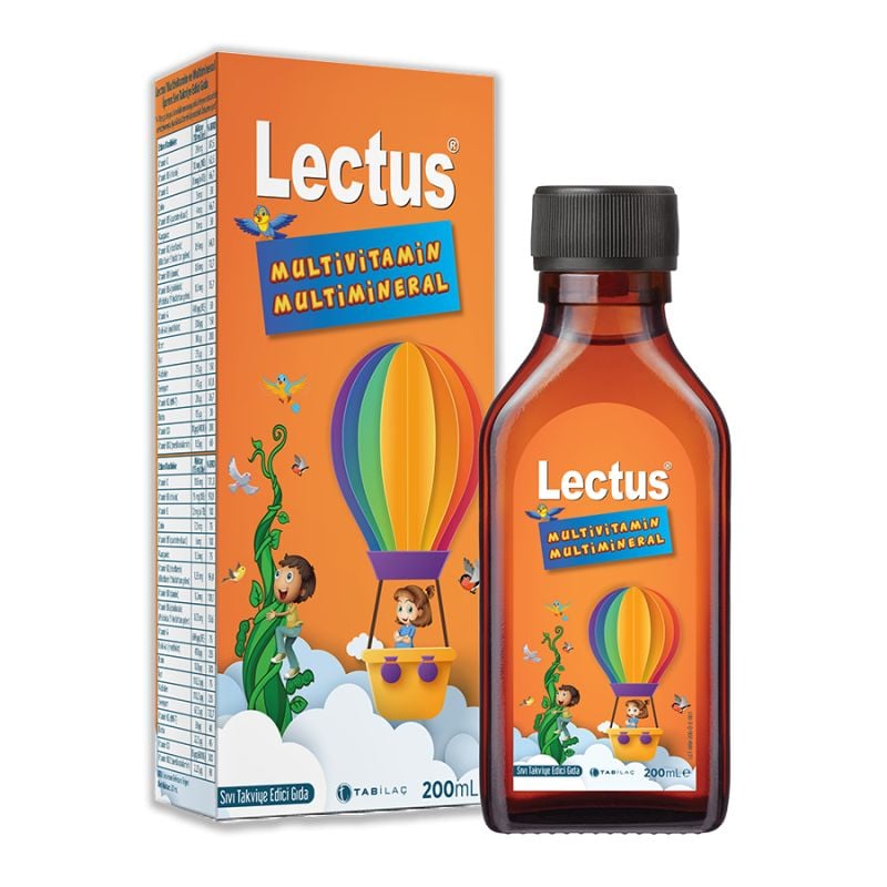 Lectus Multivitamin Multimineral Şurup 200 ml