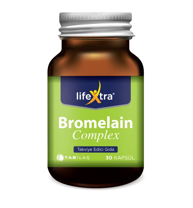 LifeXtra Bromelain Complex Takviye Edici Gıda 30 Kapsül