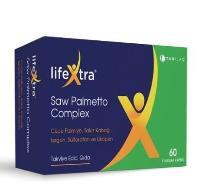 Tab İlaç Lifextra Saw Palmetto Complex 60 Kapsül