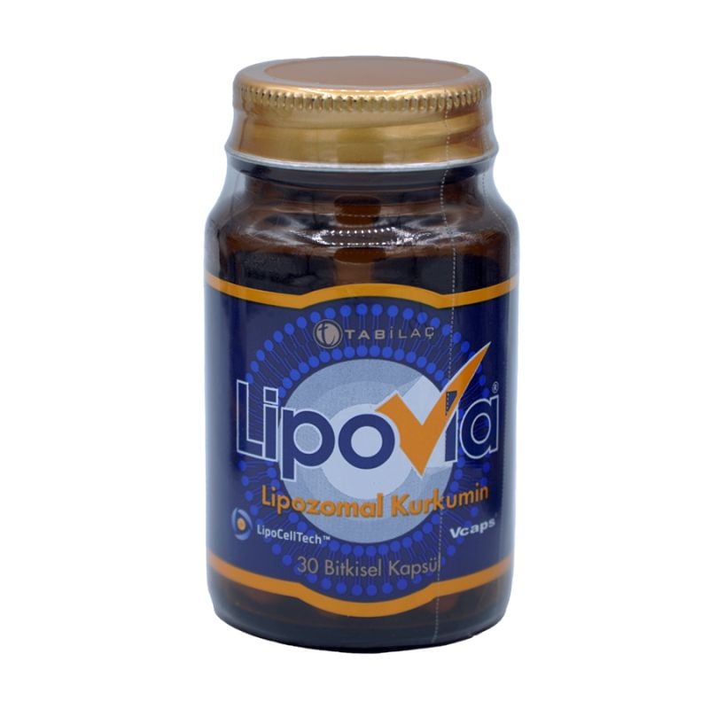 LipoVia Lipozomal Kurkumin 30 Bitkisel Kapsül