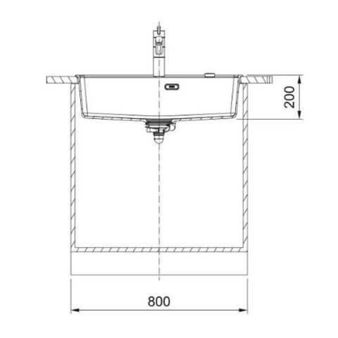 Franke MRG 610-72 MATT BLACK Tezgahüstü Evye