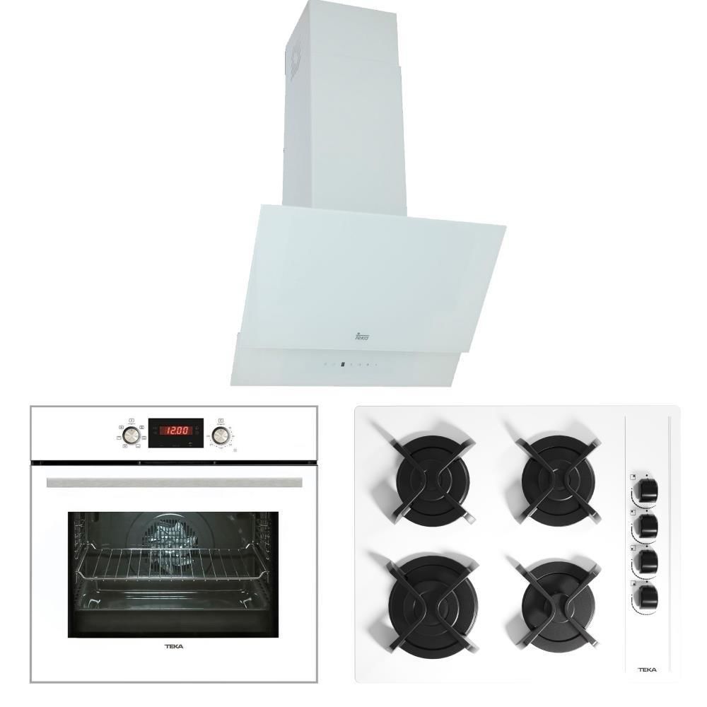 Teka Chef 8 Beyaz Ankastre Set (HAK 627WH-GBC 64002 KBC WH - TVT 60)
