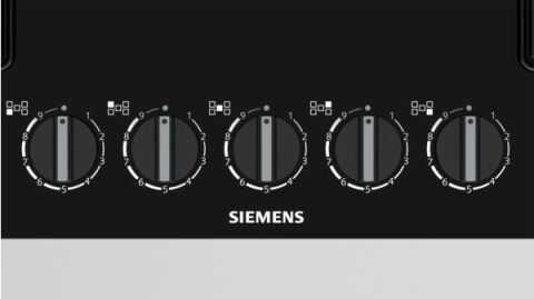 Siemens EP7A6QB10 iQ500 75 Cm 5 Gözlü Siyah Ankastre Gazlı Ocak