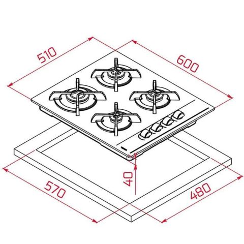 Teka Siyah Ankastre Set ( TVT 60 - GBC 64002 - HAK 629 BUHAR DESTEKLİ-ML 820 BIS-DSI 46750 )