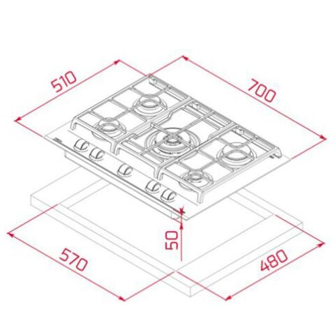 Teka Urban Serisi Beyaz Set ( DLV 68660 WH TOS - GZC 75330 XBC WH - HLB 8400 WH )