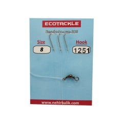 Ecotackle Fırdöndülü Yemli Takım 1251 3 İğne 100P
