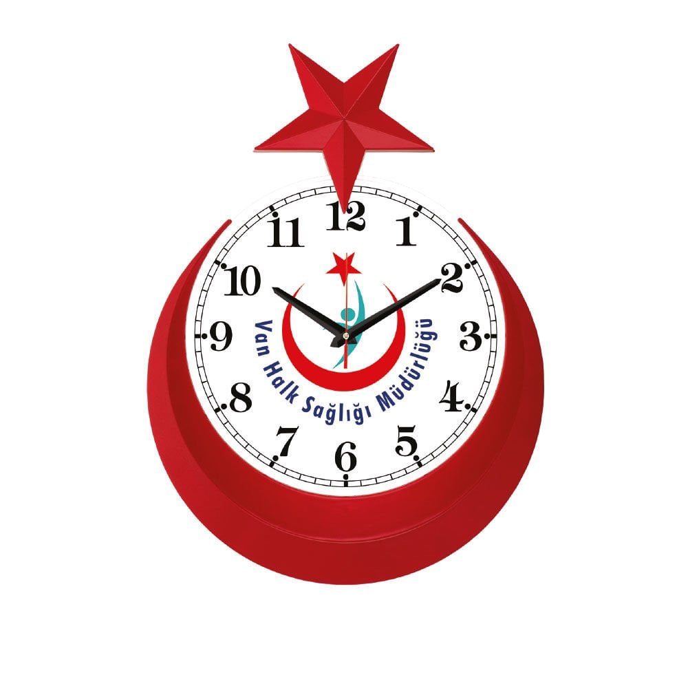 Vatan Duvar Saati Ayyıldız (425X305 MM)