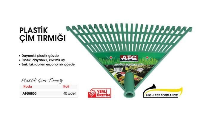 Atg (ATG8853) PLASTİK TIRMIK (12 Adet)