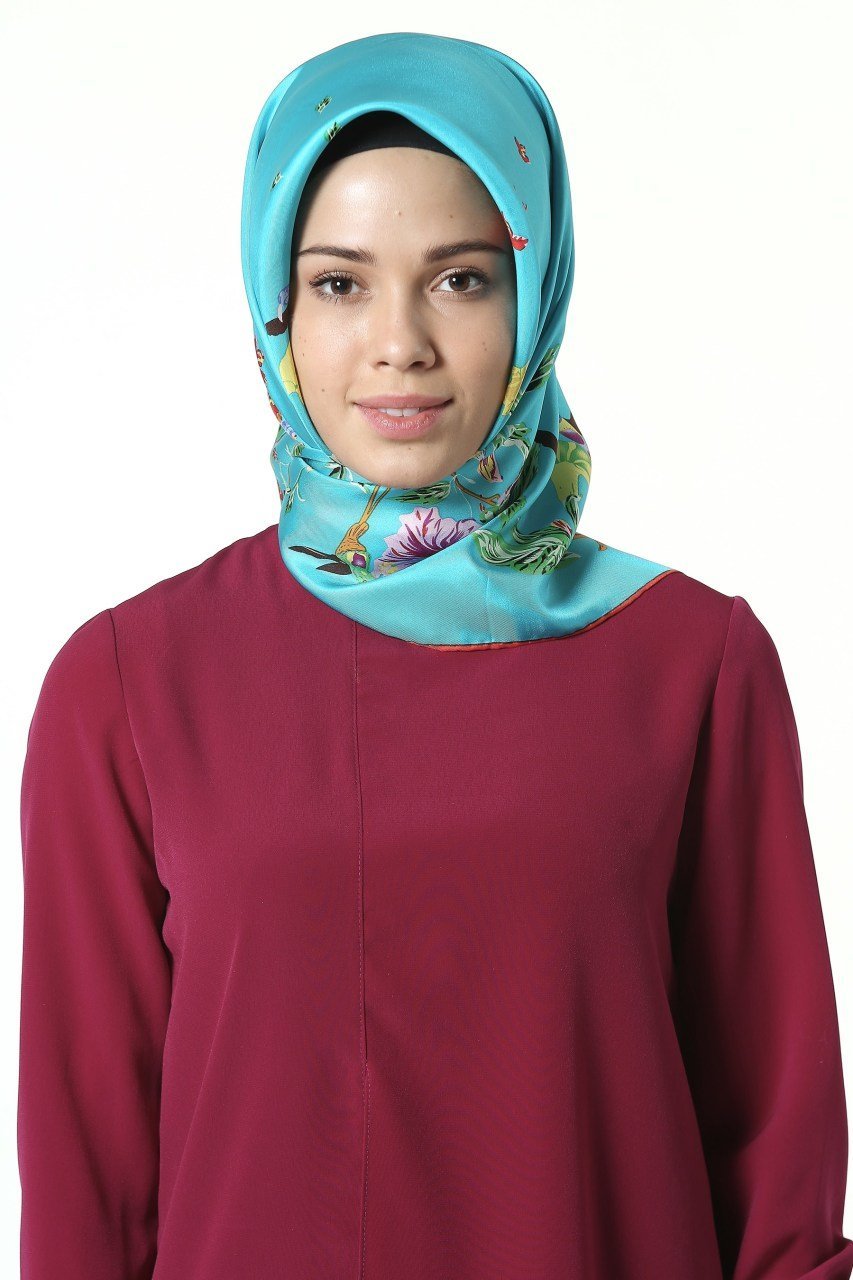 Misiny-%100 İpek Eşarp Twill - 001