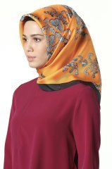 Misiny-%100 İpek Eşarp Twill - 005