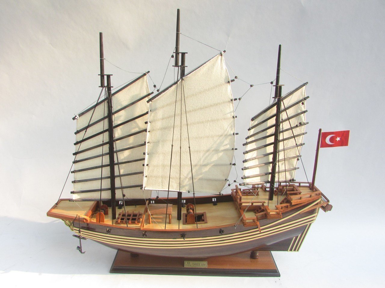 Misiny-Chinese Junk (Dark Wood) Gemi Maketi