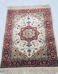 Misiny-%100 Saf İpek Halı - El Dokuması -1005 -62 x 93 cm