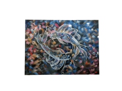 Misiny-Senkron Yağlı Boya Tablo - 80 x 60 cm