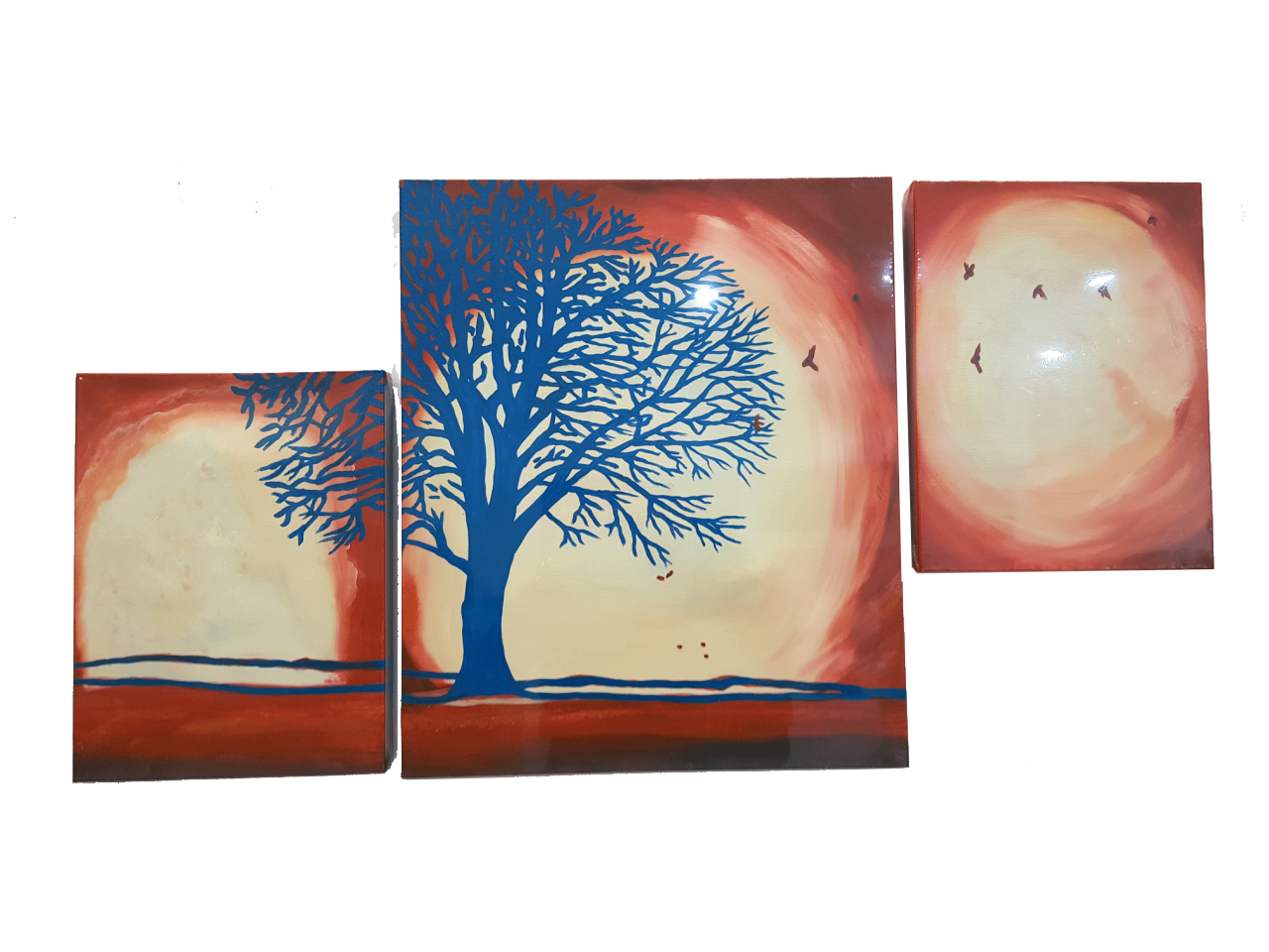 Misiny-Sonbahar Yağlı Boya Tablo 006 - 30 x 40 x 2 - 50 x 60 cm