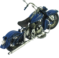 Misiny-Mavi Metal Motosiklet Maketi