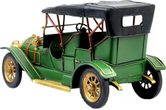 Misiny-Nostaljik Metal Sarı Yeşil Araba Maketi