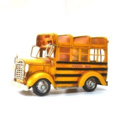 Misiny-Nostaljik Metal Okul Otobüsü Maketi