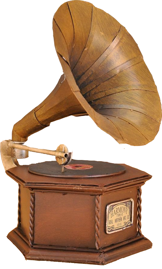Misiny-Nostaljik Metal Gramafon Maketi